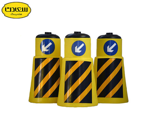 بشکه ایمنی ترافیکی 110 سانتی