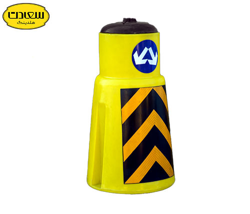 بشکه ایمنی ترافیکی 110 سانتی