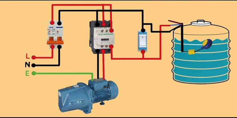 دیاگرام فلوتر تانک آب